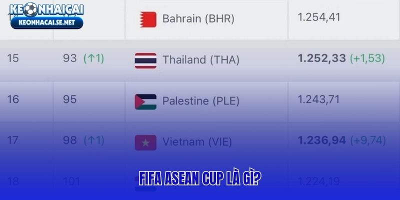 Bản chất giải đấu FIFA ASEAN cup và tầm ảnh hưởng xếp hạng